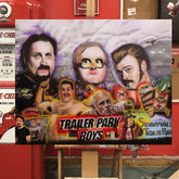 Trailer Park Boys Signed Canvas Art by Chris Tutty - Canadian Comedy Trio